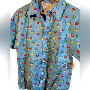 Disney Parks Skyliner Button Up